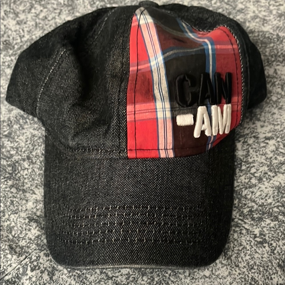 CAN-AM Black Denim Cap